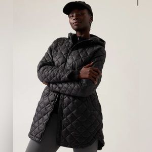 Athleta Whisper Featherless Parka with Hood 2X